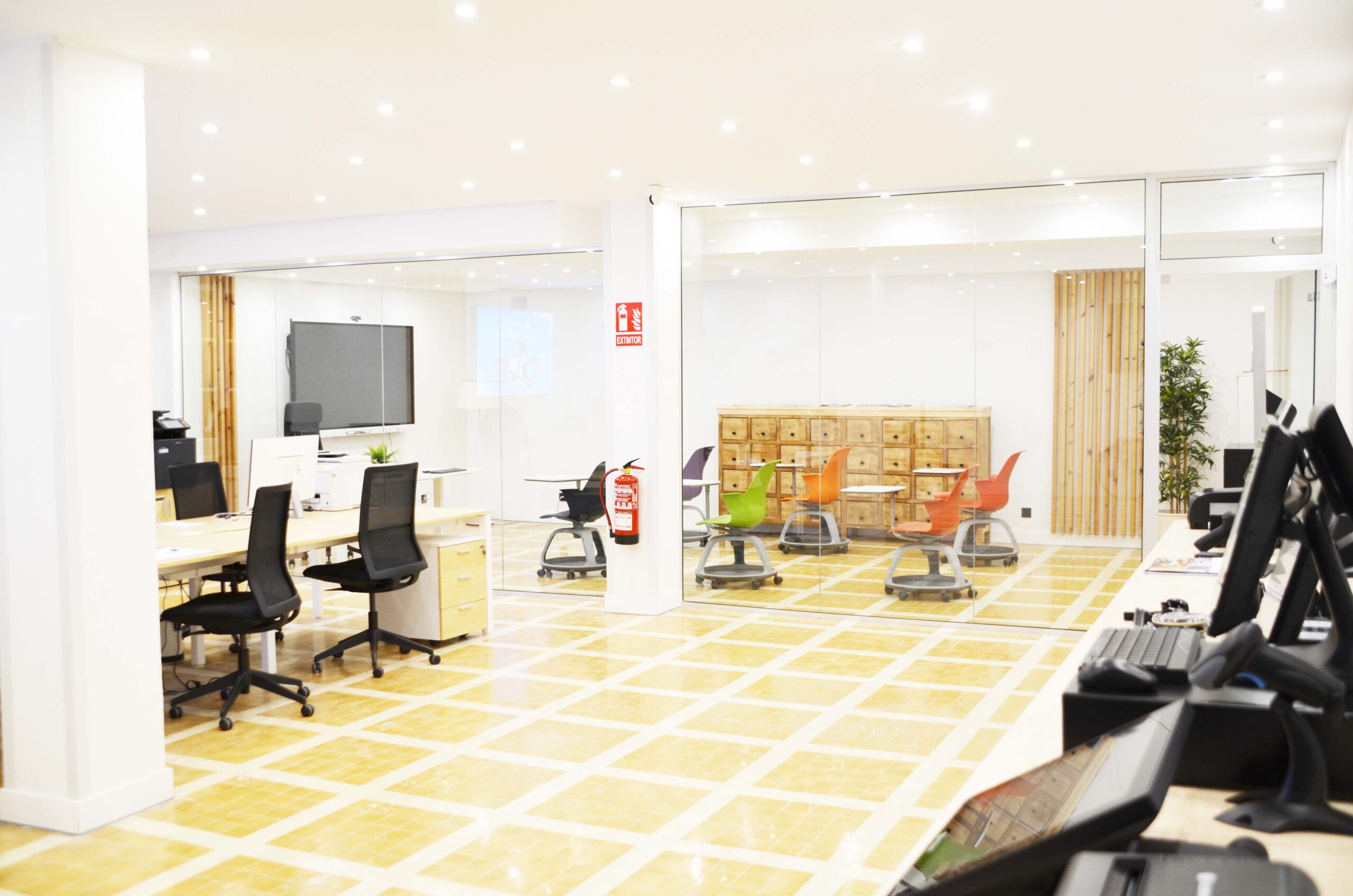 Parte de abajo de nuestras instalaciones